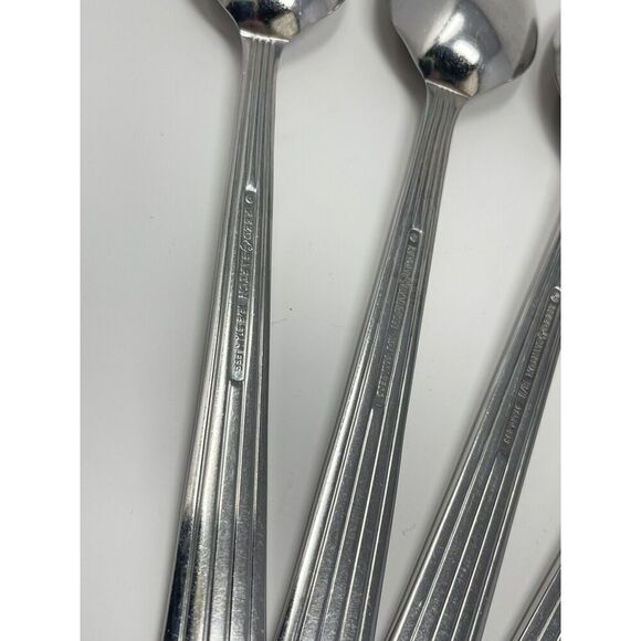 Reed & Barton Berkeley 18/10 Stainless Dinner Soup Oval Place Spoon 7” Set Of 4 - Picture 6 of 6